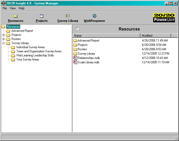 System Manager extract